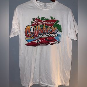 2017 Budweiser Offshore Boat Racing T Shirt M